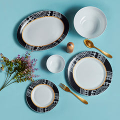 Amaze Plus Opalware Dinner Set, Amaze 27 Pcs