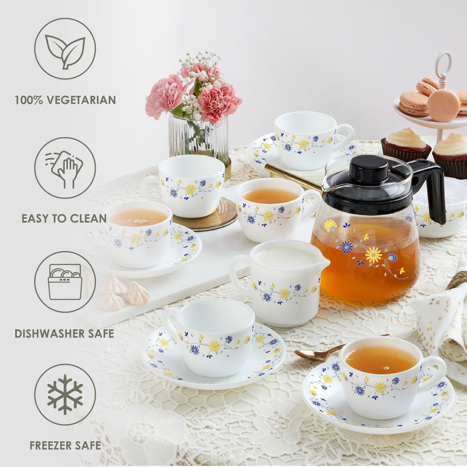 Dazzle Tea Set 15 pc - Blooming Daisy 15 Pcs
