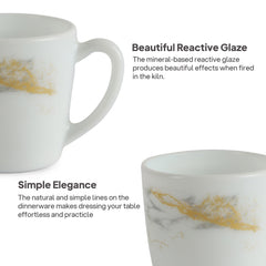 Divine Medium Mug - Marbella 6 Pcs