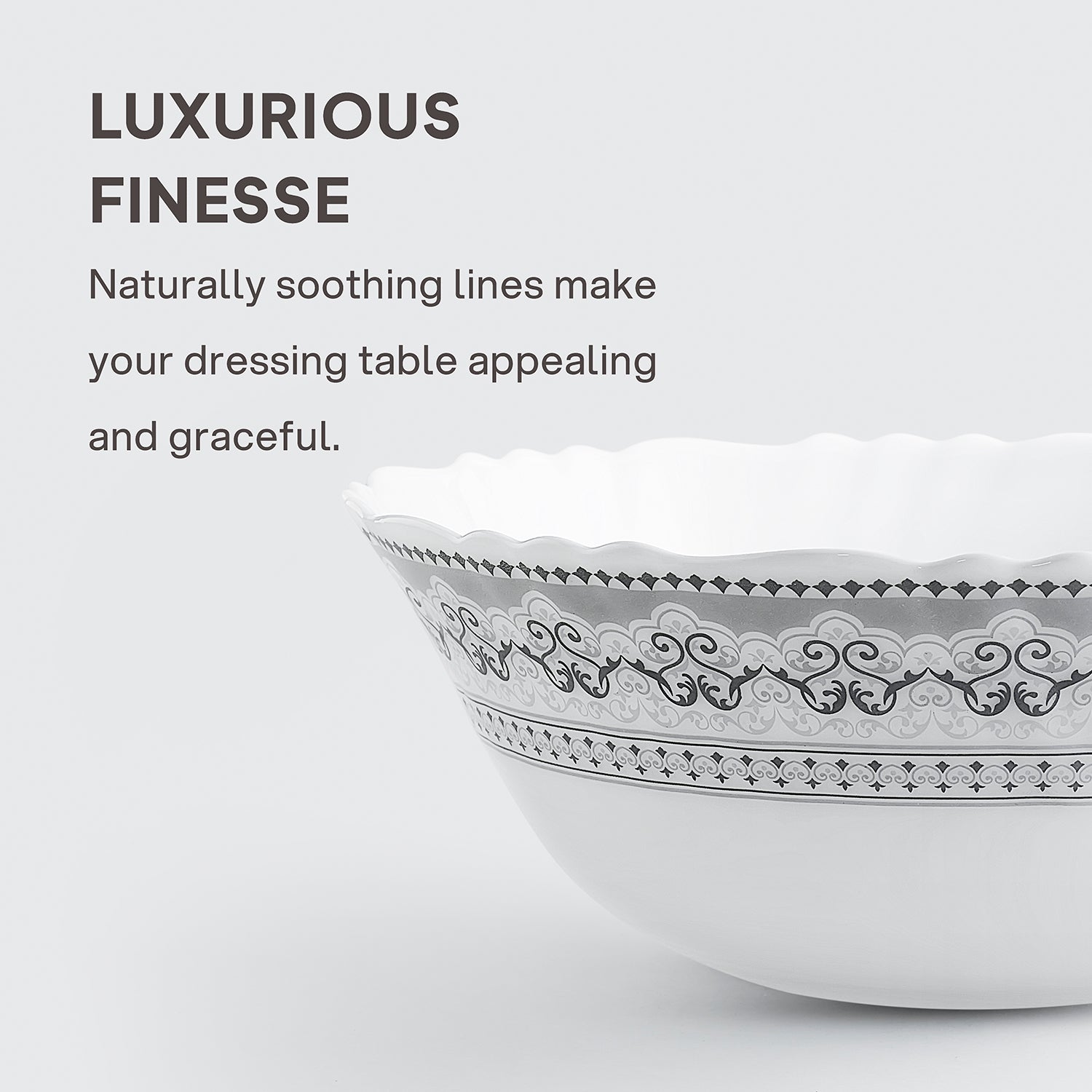 Imperial Plus Opalware Dinner Set, Oxford 27 Pcs