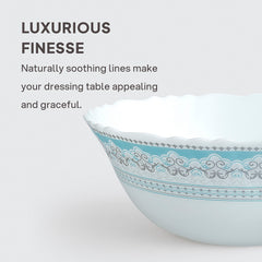 Imperial Plus Opalware Dinner Set, Celeste 33 Pcs