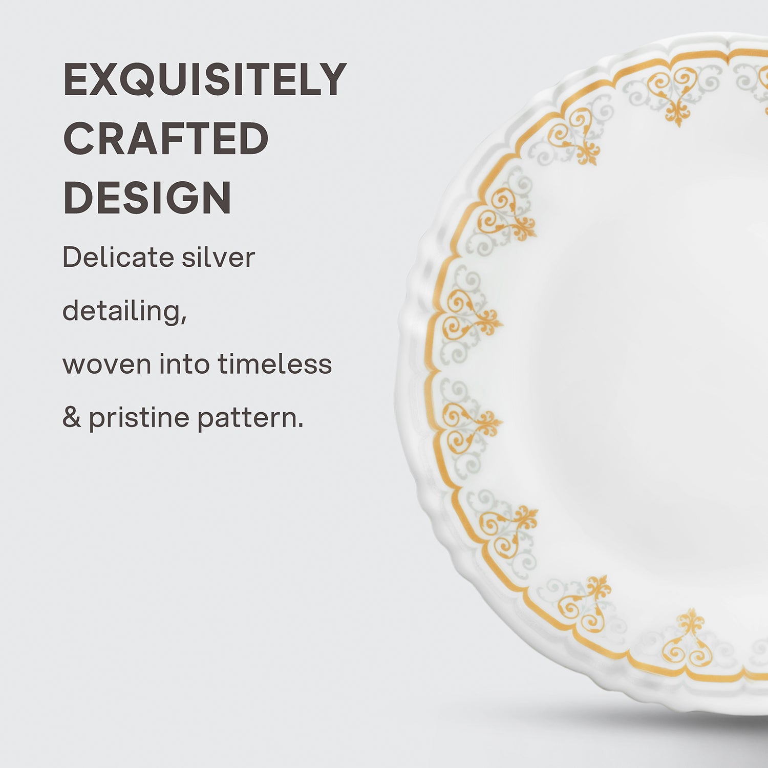 Imperial Plus Opalware Dinner Set, Victor 27 Pcs