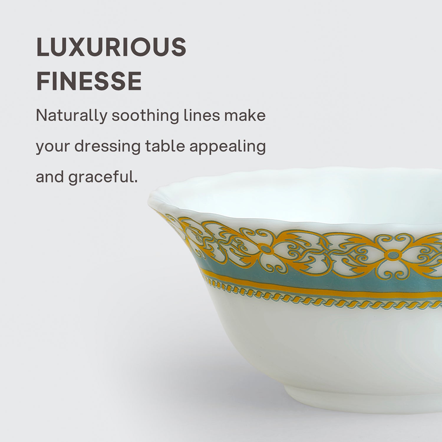 Imperial Plus Opalware Dinner Set, Morris 33 Pcs