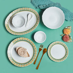 Imperial Plus Opalware Dinner Set, Morris 33 Pcs