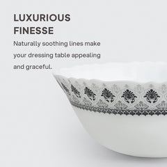 Imperial Plus Opalware Dinner Set, Damask 33 Pcs