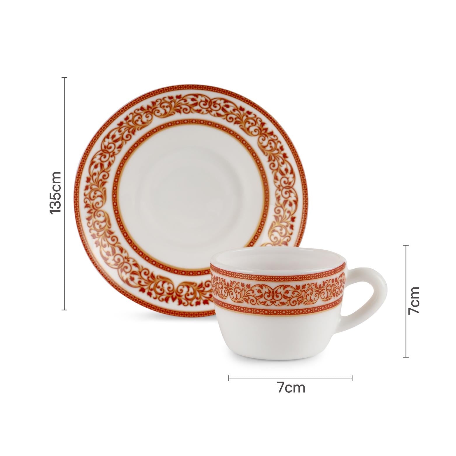 Solitaire Tea Set 15pc - Rosso 15 Pcs