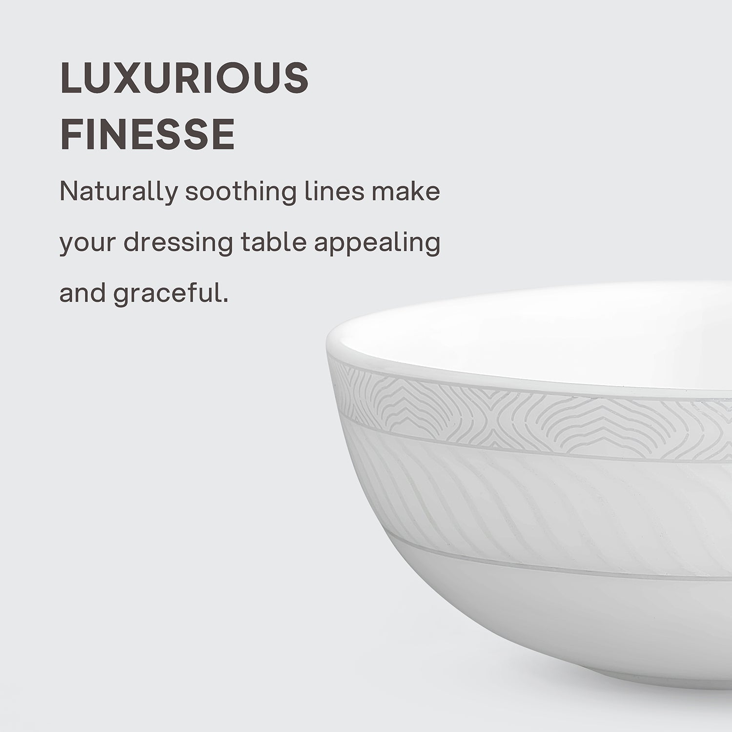 Feather Plus Opalware Dinner Set, Grace 35 Pcs