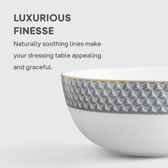 Amaze Plus Opalware Dinner Set, Pyramids 35 Pcs