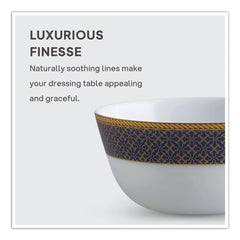 Solitaire Opalware Dinner Set, Sapphire 35 Pcs