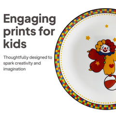 Kids Opal Dinner Set, 7 Pieces Circus Stars / 7Pcs