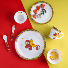 Kids Opal Dinner Set, 7 Pieces Circus Stars / 7Pcs