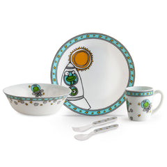 Kids Opal Snack Set, 5 Piece Alien Sprites / 5 Pcs