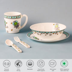 Kids Opal Snack Set, 5 Piece Alien Sprites / 5 Pcs