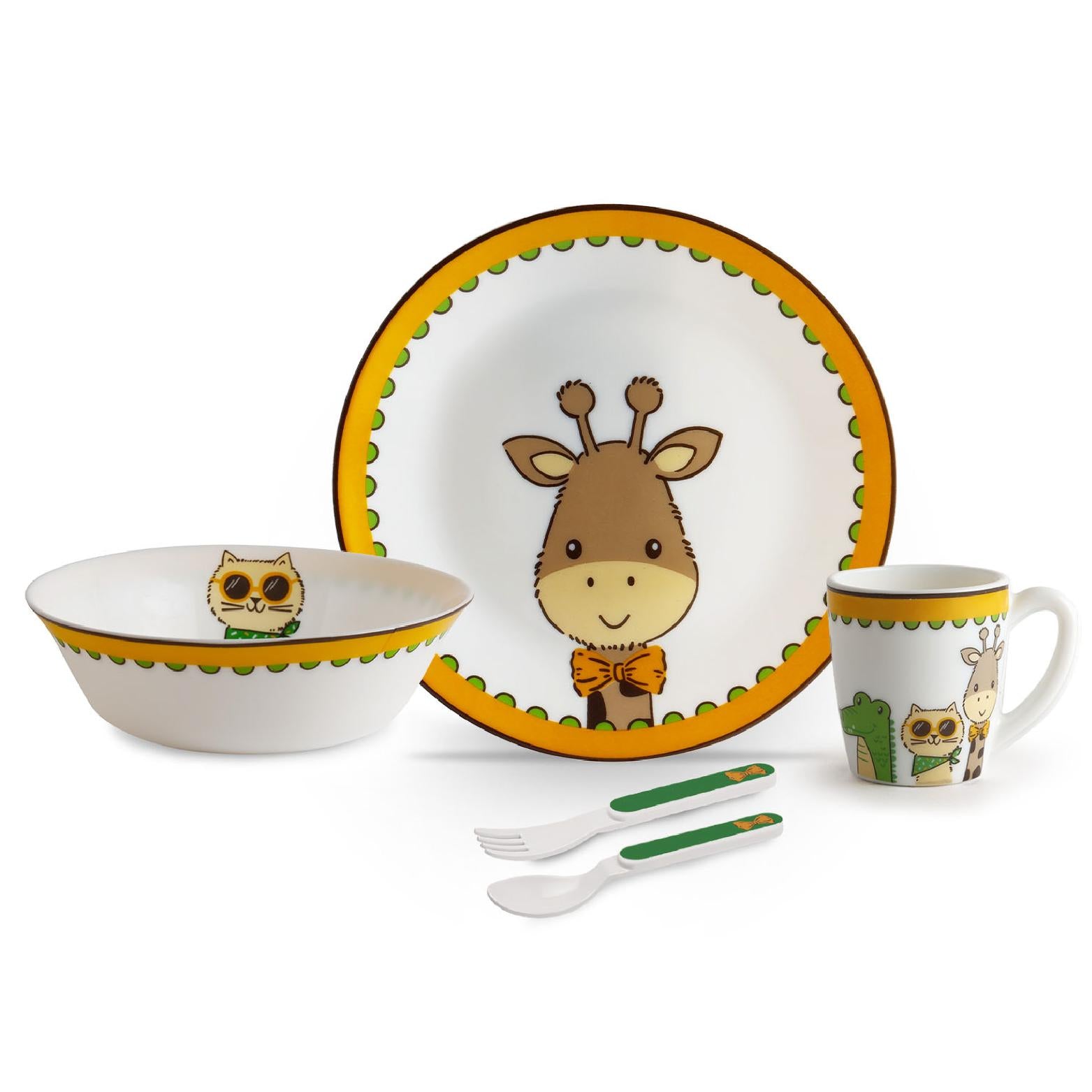 Kids Opal Snack Set, 5 Piece Sassy Rangers / 5 Pcs