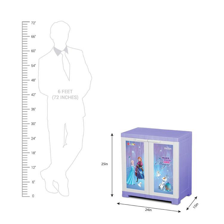 Mini Frozen Series Cupboard Purple & White Design 1