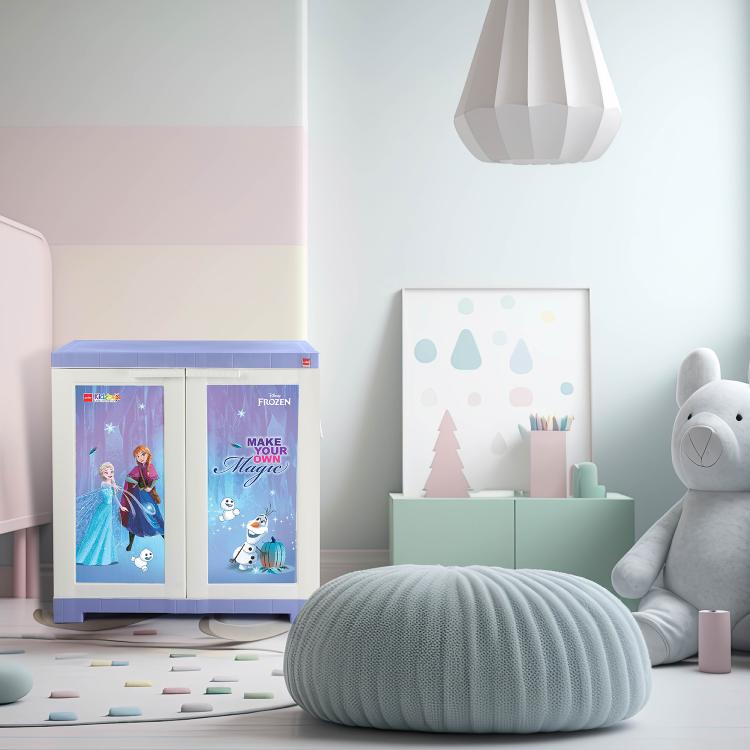 Mini Frozen Series Cupboard Purple & White Design 1