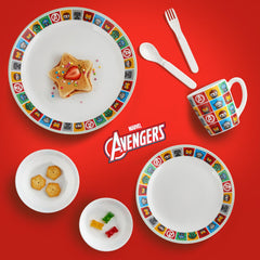 Kids Opal Dinner Set, 7 Pieces Avengers / 7Pcs