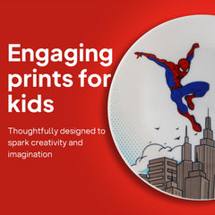 Kids Opal Dinner Set, 7 Pieces Spider Man / 7Pcs